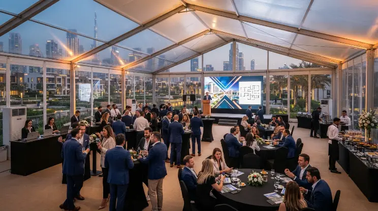 Marquee and tent event in Dubai, photo 10
