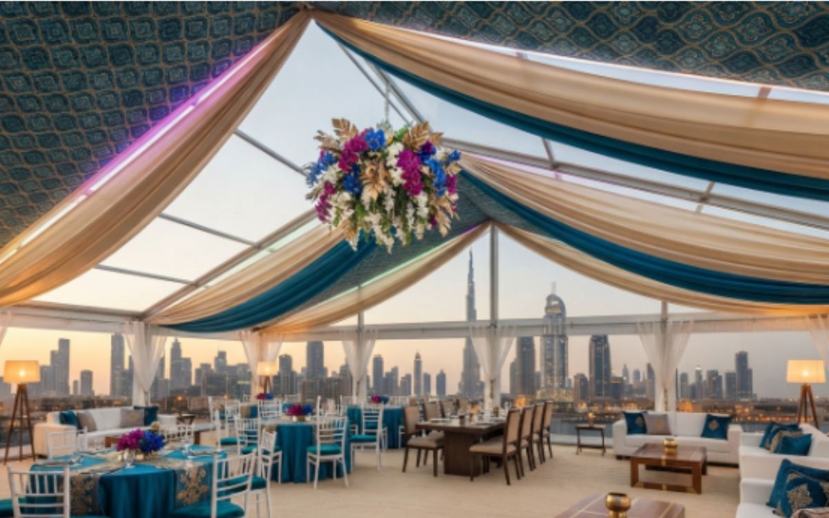 Clearspan marquee in Dubai