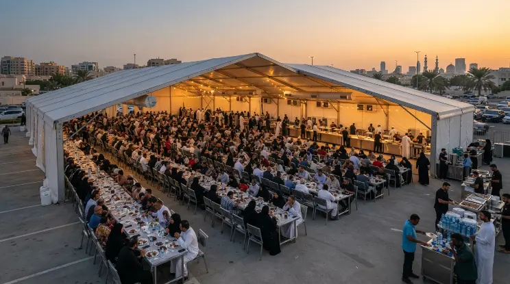 Marquee and tent event in Dubai, photo 4