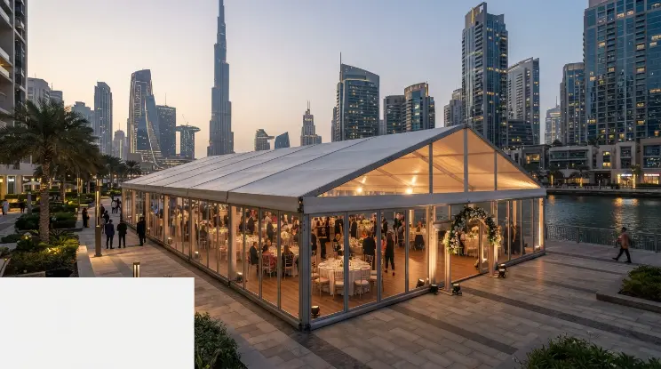Marquee and tent event in Dubai, photo 1