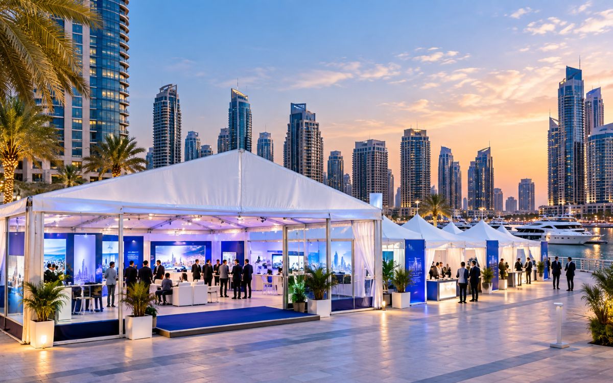 Marquee and tent event in Dubai, photo 2