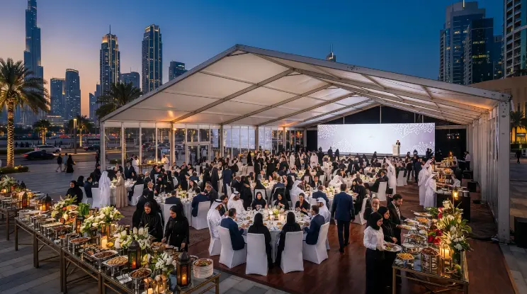 Marquee and tent event in Dubai, photo 2