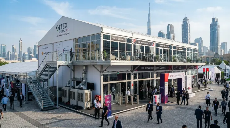 Double Decker Exhibition Tents in Dubai
