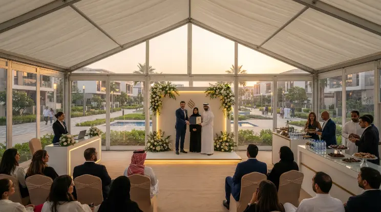 Marquee and tent event in Dubai, photo 9