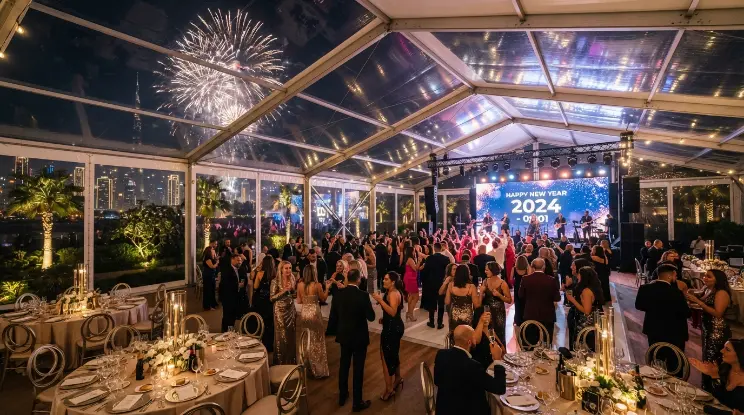 Marquee and tent event in Dubai, photo 1