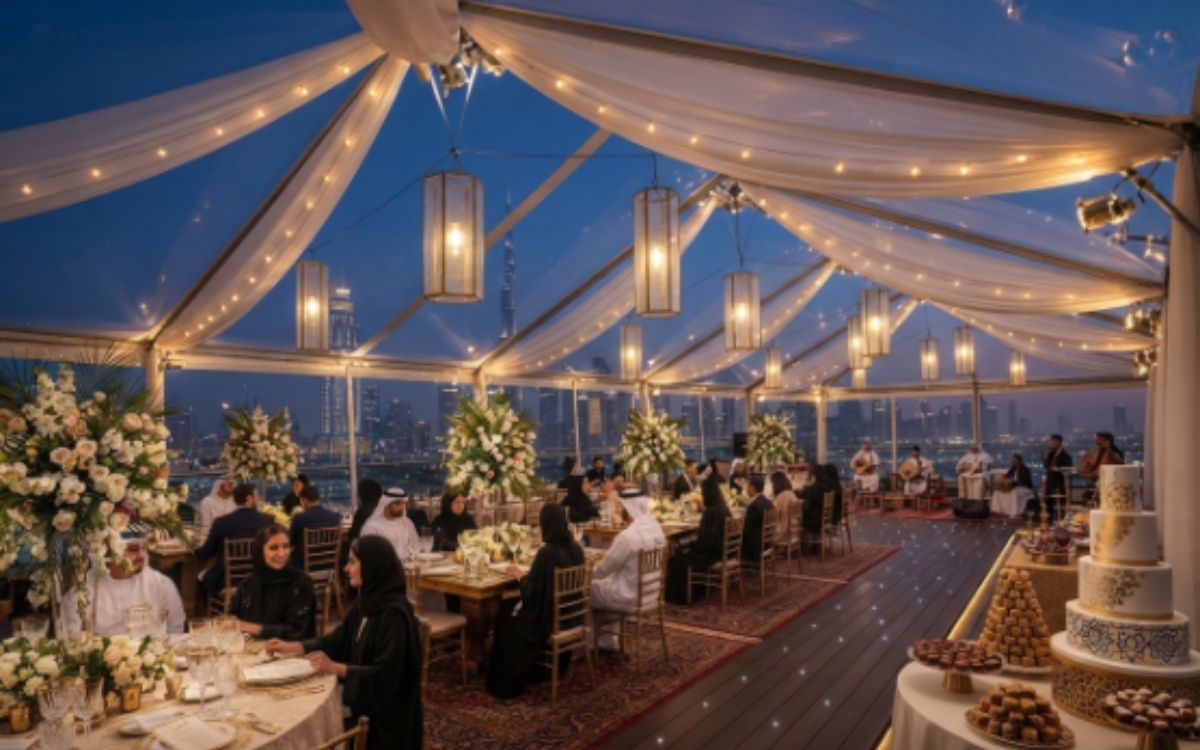 Air Conditioned Transparent Tent in Dubai