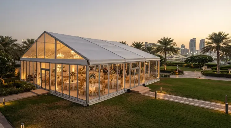 Marquee and tent event in Dubai, photo 1