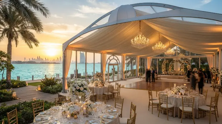 Marquee and tent event in Dubai, photo 1
