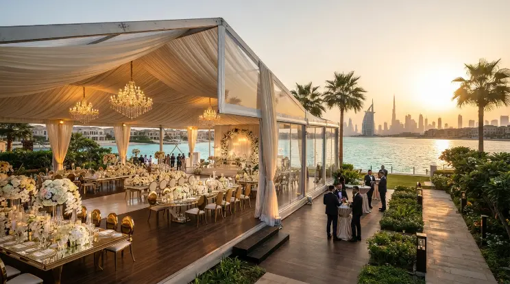 Marquee and tent event in Dubai, photo 2
