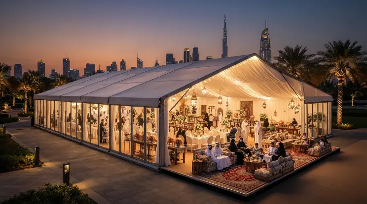 Air Conditioned Majlis Tent in Dubai