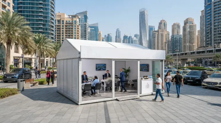 Real Estate Roadshow Tents in Dubai