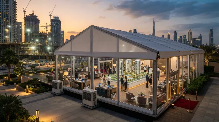 Marquee and tent event in Dubai, photo 2