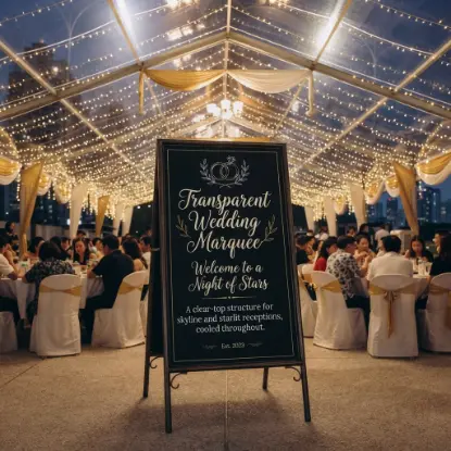 Transparent Wedding Marquee in Dubai