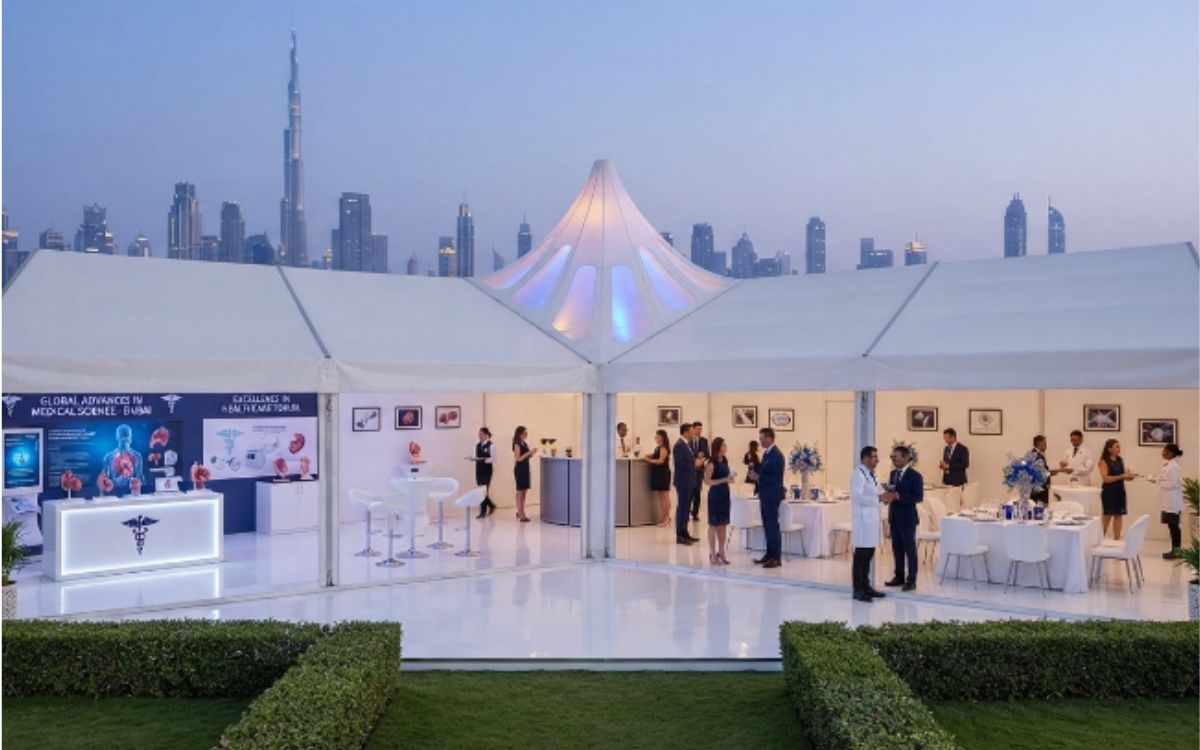 Tri-cone marquee in Dubai