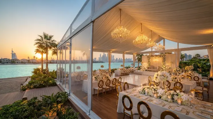 Marquee and tent event in Dubai, photo 1