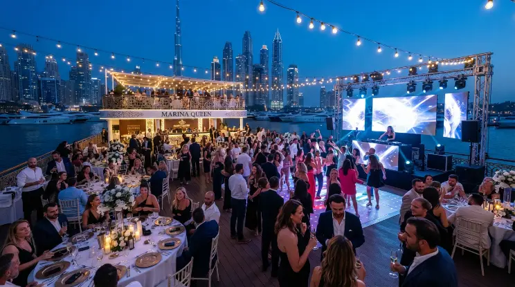 Yacht Party Decoration in Dubai